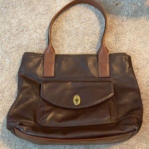 Fossil Zip Handbag with Front Keylock Pocket